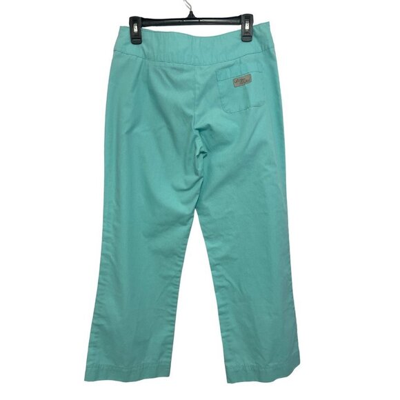 URBANE SCRUBS Women's Uniform Pants Size Small Teal Pockets Nurse Medical Scrubs - Picture 2 of 15